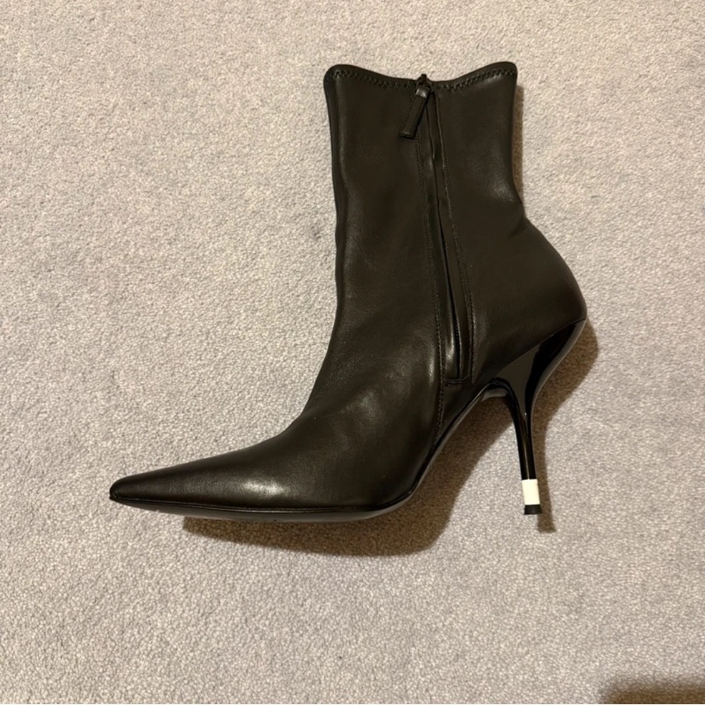 Calvin Klein Black Heeled Boots